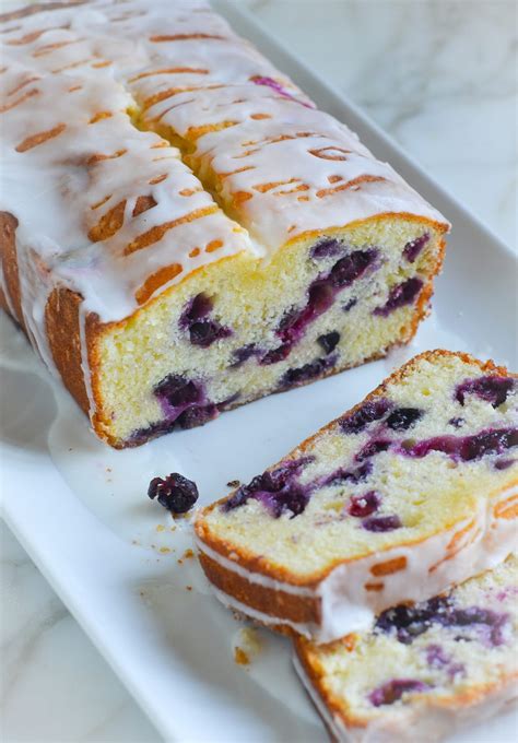 Lemon Blueberry Pound Cake - Once Upon a Chef