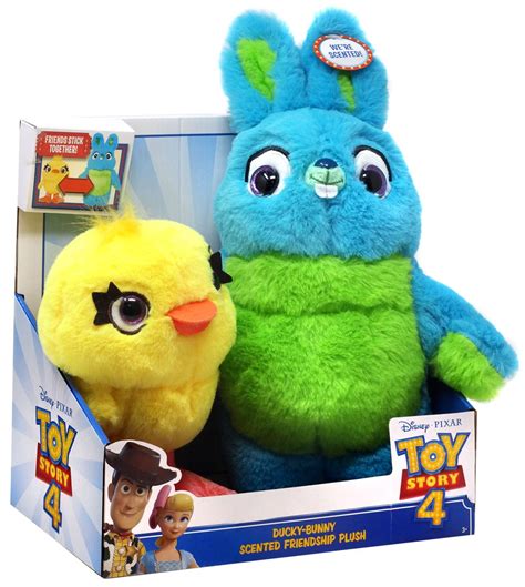 Toy Story 4 Ducky-Bunny 12 Plush 2-Pack Scented Friendship Just Play - ToyWiz