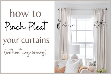 How To Turn Grommet Curtains Into Pinch Pleat | Homeminimalisite.com