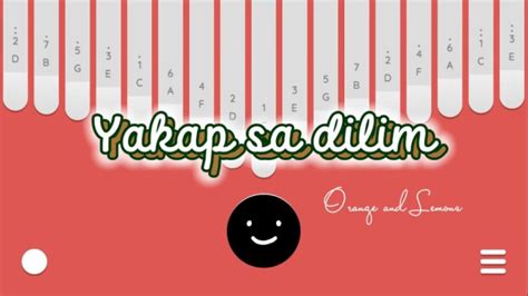 Yakap Sa Dilim By Orange And Lemons APO Kalimba Tabs - Kalimba Tutorials