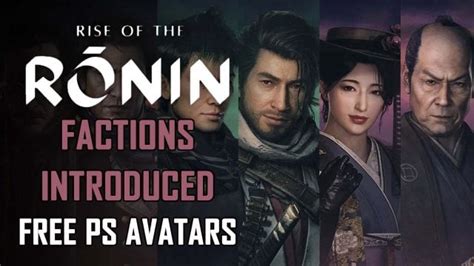 Rise of the Ronin Unveils Three Major Factions in the Action-RPG - Fextralife