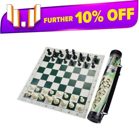 Chess Mat - Medium (Chess Mat With Chess Pieces - Medium) - LankaMarket