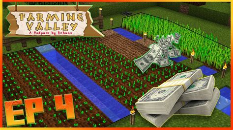 Minecraft Farming Valley ModPack #4 The Farm Is Now making Lots Of Money!! - YouTube