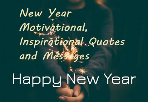 Happy New Year Motivational & Inspirational Quotes, Wishes, Messages