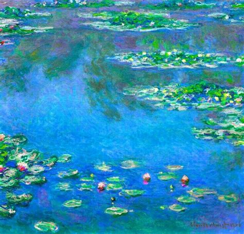Water Lilies by Claude Monet (1840-1926) | Monet water lilies, Claude monet water lilies, Claude ...