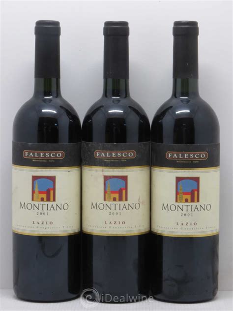 Buy Italie Montiano Azienda Vinicola Falesco Montefiascone 2001 (lot: 63)