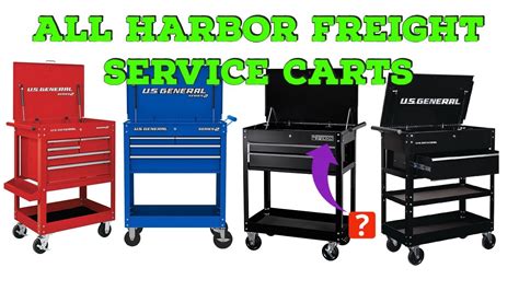 Harbor Freight Service Carts, the Bear Facts! - YouTube