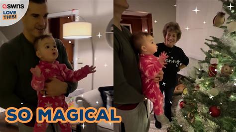 The most adorable reaction to first-ever Christmas tree! 👶😍🎄 | LOVE THIS! - YouTube