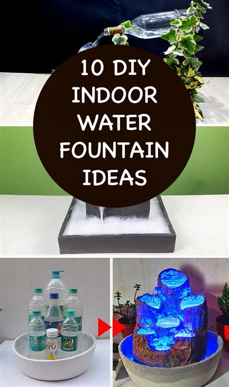 10 Awesome DIY Indoor Water Fountain Ideas