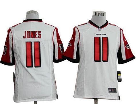 Nike Falcons #11 Julio Jones White Men’s Embroidered NFL Game Jersey | Cheap Authentic Football ...