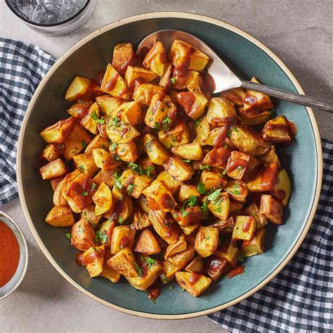 Crispy Roasted Patatas Bravas Recipe | EatingWell