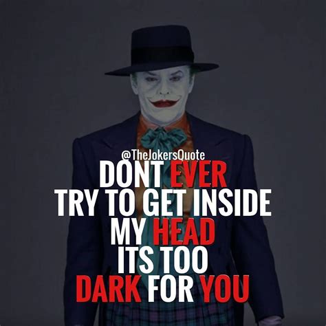 Joker Qoutes, Best Joker Quotes, Badass Quotes, Dark Quotes, Wisdom ...