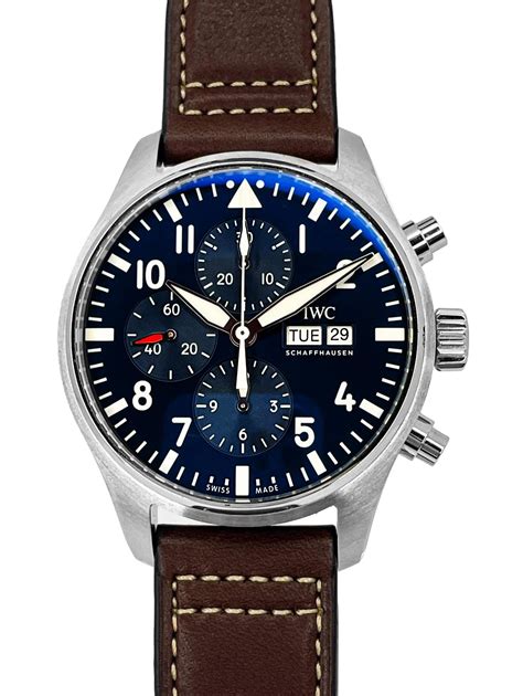 IWC - Pilots Watch IW377714 Chronograph "Le Petit Prince" Blue Dial ...