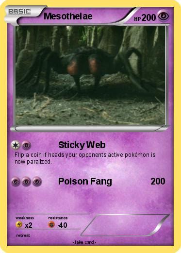 Pokémon Mesothelae - Sticky Web - My Pokemon Card