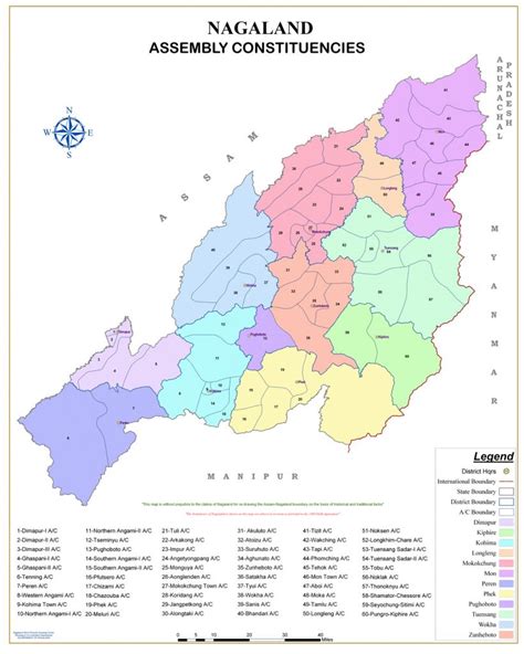 Assembly Constituency Map of Nagaland for 2018 Election – NAGA ...