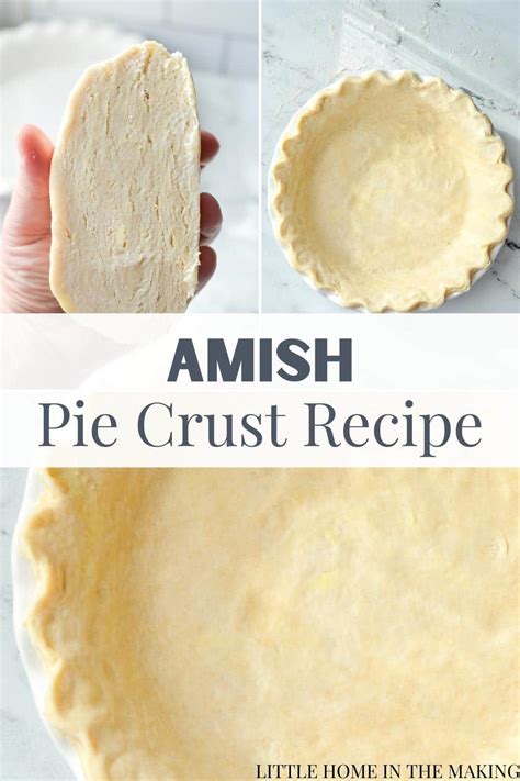 Amish Pie Crust - Little Home in the Making