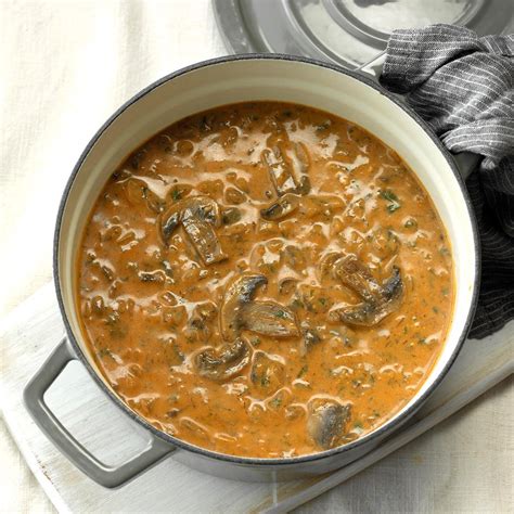 Brie Mushroom Soup Recipe | Taste of Home