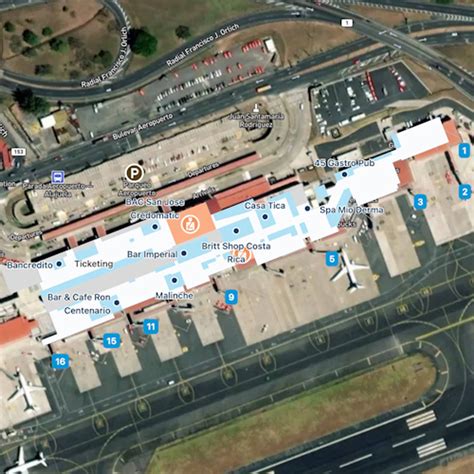 San Jose Santamaria Airport Map: Guide to SJO's Terminals