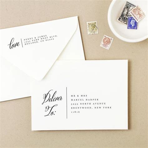 Wedding Envelope Template Collection