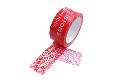 Red Tamper Evident Sealing Warranty VOID OPEN Tape Transfer Security ...