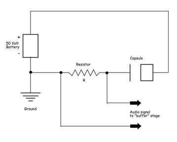 Susteen Pelmel crédit condenser microphone circuit diagram Rond ...