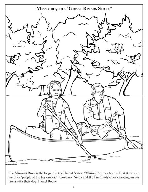 Missouri River Coloring Page - Free Printable Coloring Pages