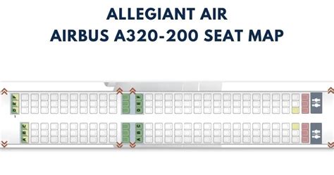 Airbus A320 Seat Map With Airline Configuration