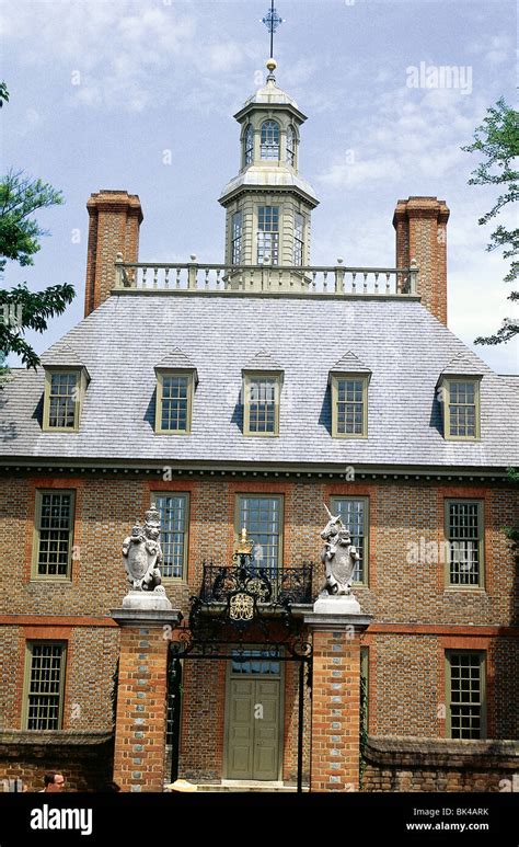 Governor's Mansion at Williamsburg Virginia His Majesty's Governor ...