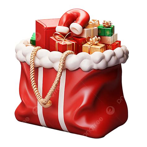 Christmas Bag, Christmas Gift Bag, Santa Bag PNG Transparent Clipart Image and PSD File for Free ...