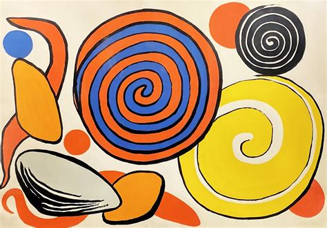 Alexander Calder | Triangles and Spirals | 1973 | KODNER GALLERY