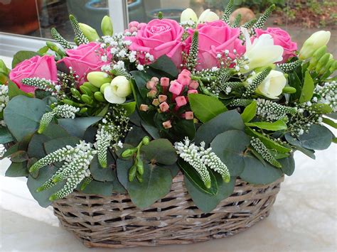 A stunning basket of fresh flowers to say 'thank you' | Fresh flowers ...