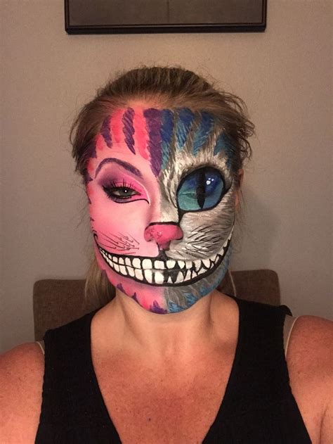 Halloween makeup Cheshire Cat