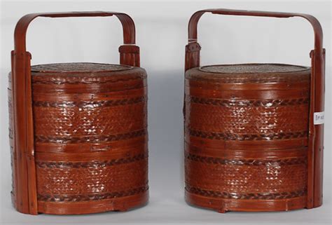 bk0208y-antique-asian-basket | Lovely two-tier woven Chinese… | Flickr