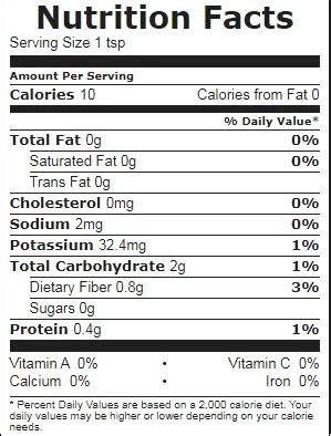 McCormick Garlic Powder Nutrition Facts - Cully's Kitchen