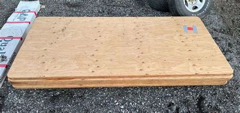 (5) Sheets of 1 1/4" plywood, 4' x 8' - Albrecht Auction Service