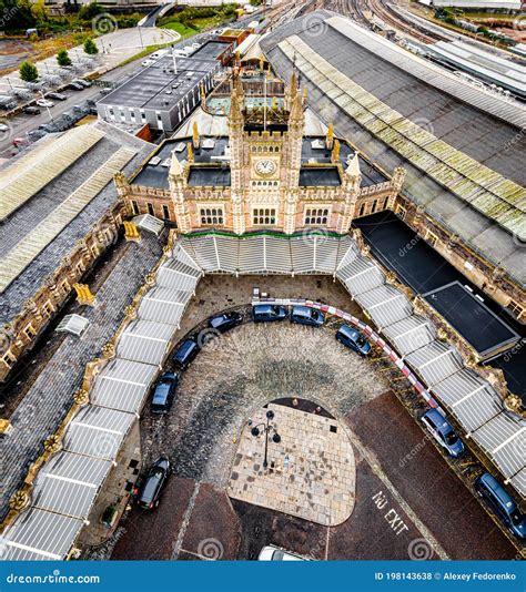 Aerial View of Bristol Temple Meads Train Station Stock Photo - Image ...