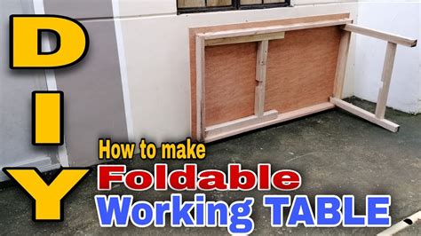 Diy Wood Folding Table Legs / Diy Fold Away Desk From 2x4s Houseful Of Handmade / You may have ...