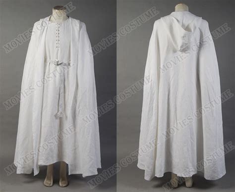 Gandalf White Robe Cape costume for The Lord of the Rings Cosplay | Cape costume, White costumes ...