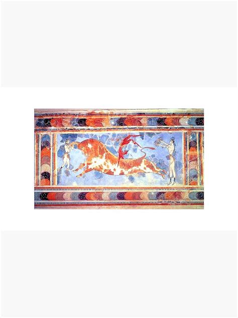 "Minoan Bull Leaping Fresco" Coffee Mug for Sale by SheppardBaird | Redbubble