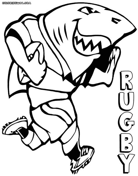 ️Rugby Coloring Pages Free Download| Goodimg.co