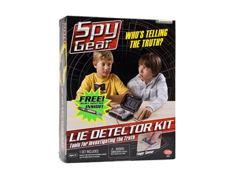 Spy Gear Lie Detector Kit and Bonus Secret Agent Pen - Kids & Toys