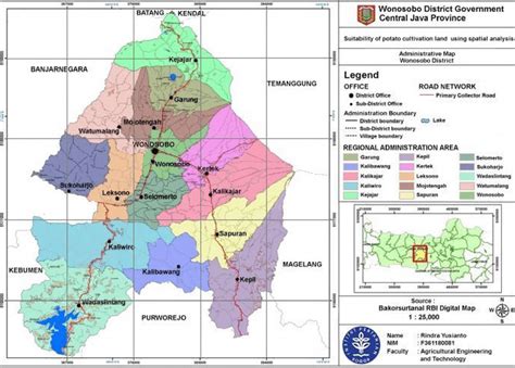 Wonosobo Administration Map | Download Scientific Diagram