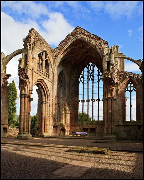 The Presbytery, Melrose Abbey, Scotland | Cathedral architecture, Abandoned places, Beautiful ...