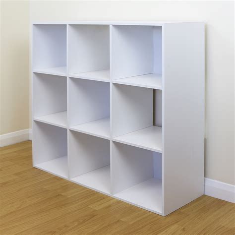 9 Cube Kids White Toy/Games Storage Unit Girls/Boys/Childs Bedroom ...