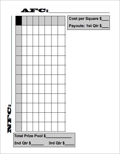 FREE 7+ Beautiful Sample Foot Ball Square Templates in PDF | MS Word