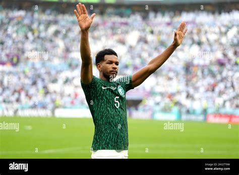 Saudi Arabia's Ali Al-Bulaihi celebrates after the FIFA World Cup Group ...