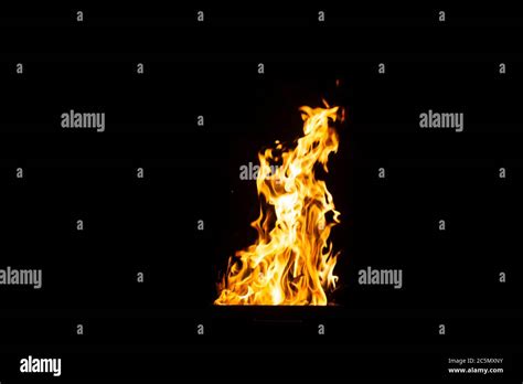 Danger fire on a dark background. Background from fire. Fire pattern can be used in design Stock ...