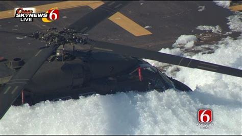 Tulsa's Army National Guard Base Accidentally Covered In Foam