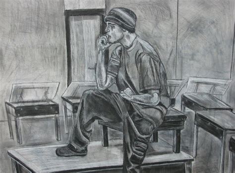 Charcoal Drawing from College | Megan Coyle: Artist & Illustrator