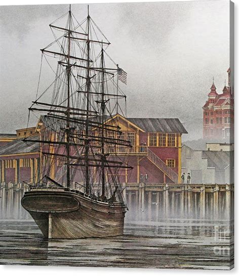 Tall Ship Waterfront Canvas Print / Canvas Art by James Williamson ...